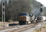 CSX 5366 and 3 power through the Union City signals